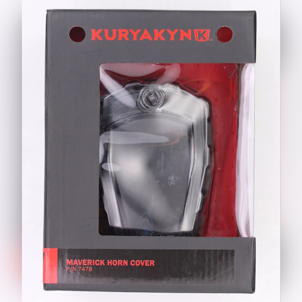 Kuryakyn Maverick Horn Cover, Satin Black Part Number - 7478 NWOT